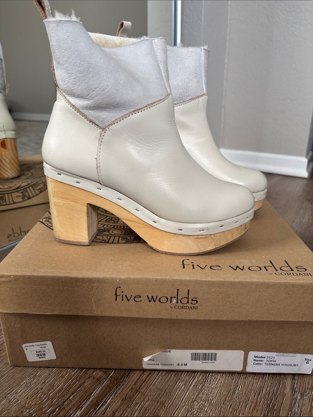 Five Worlds by Cordani Shearling Booties